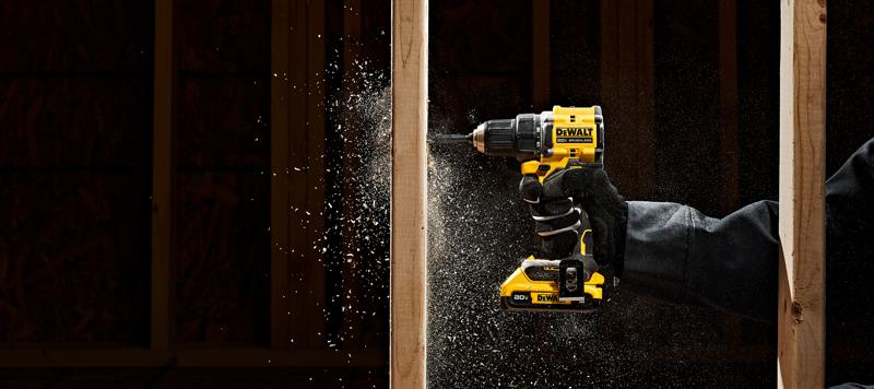 Drill in residential build going through two by four